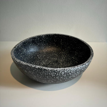 Bowl de Resina Irregualr Grande Marmolina Negro