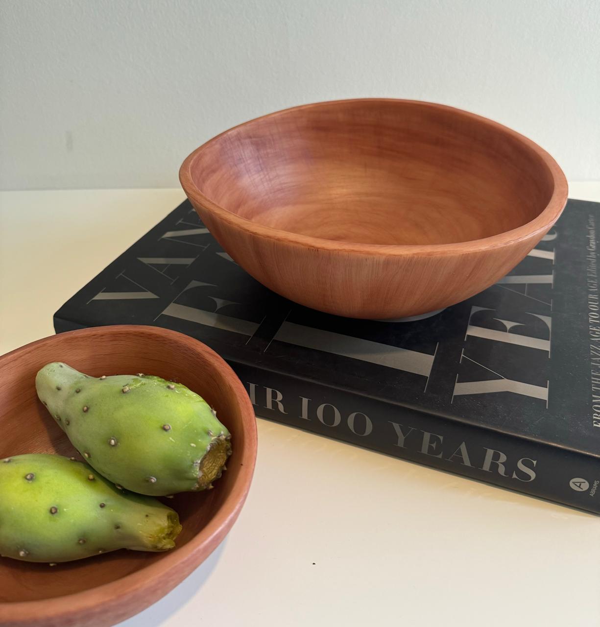 Bowl Irregular de Resina Chico tipo madera
