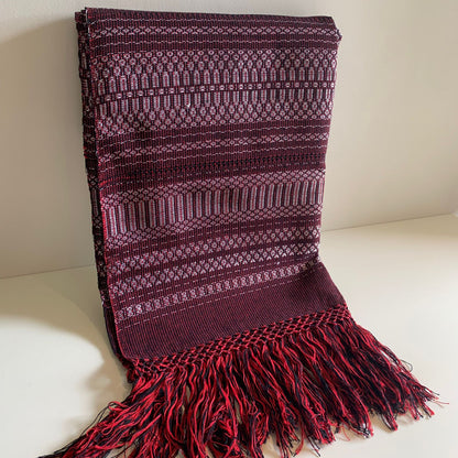 Rebozo Vino con Blanco