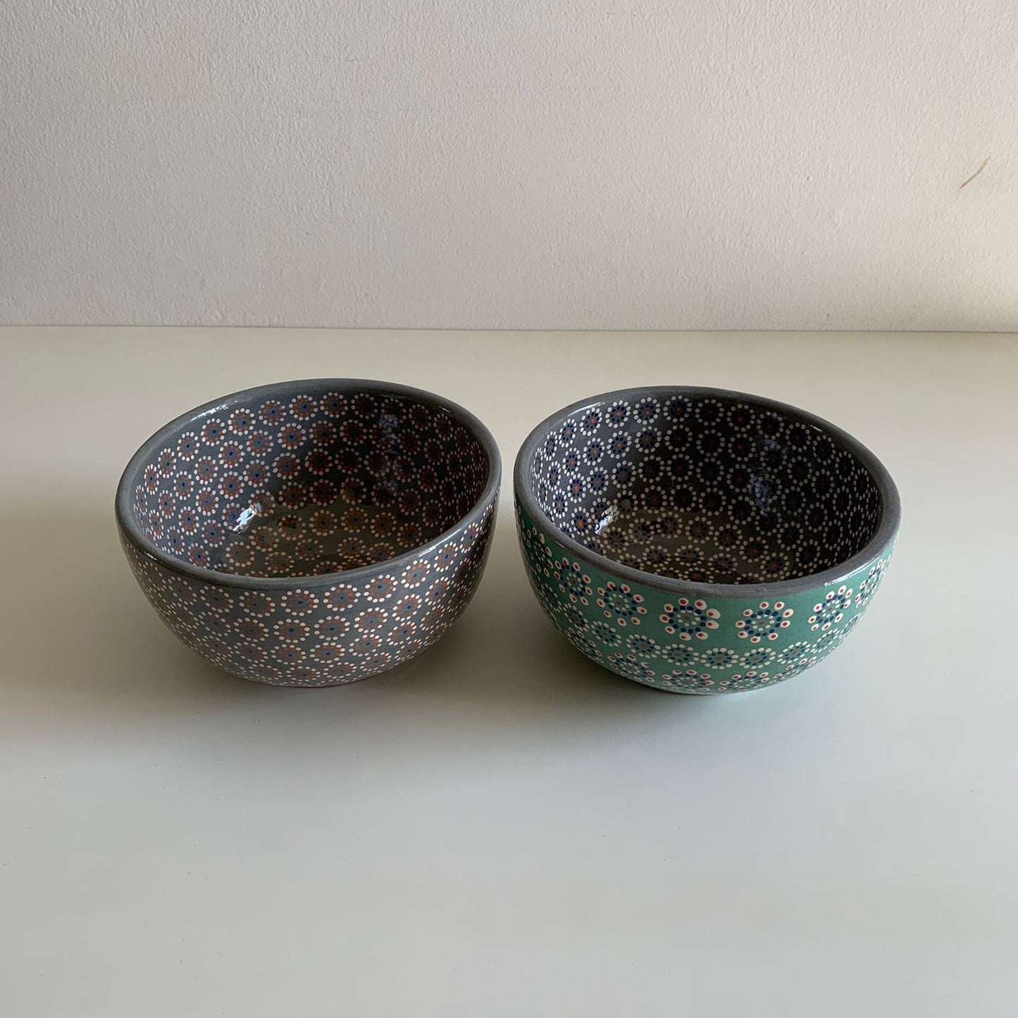 2 Botaneros Capuleado Mediano Verde y Gris