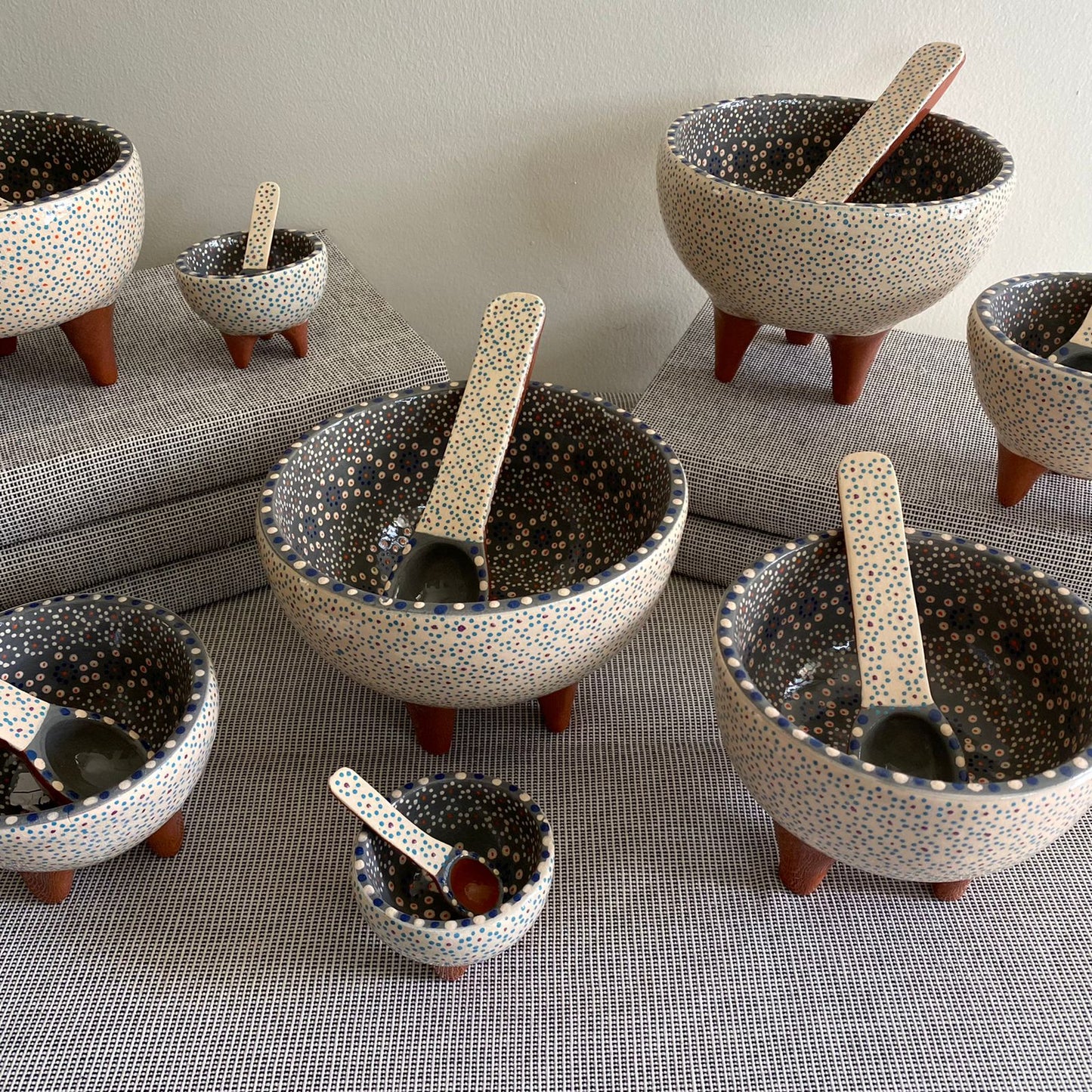 Molcajete Chico Con Cuchara Capuleado
