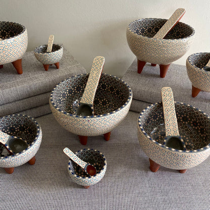 Molcajete Chico Con Cuchara Capuleado