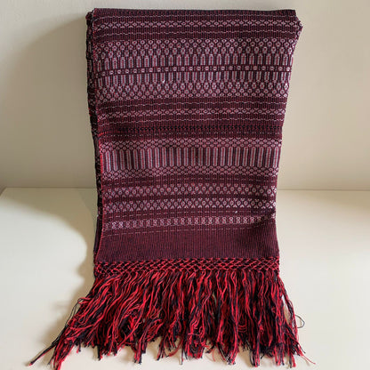 Rebozo Vino con Blanco
