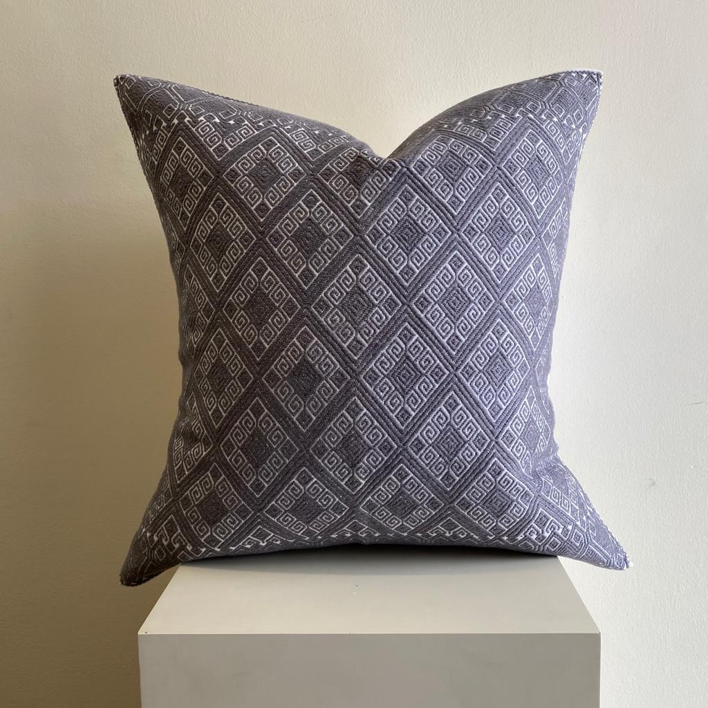 Funda de Cojín Decorativo Gris