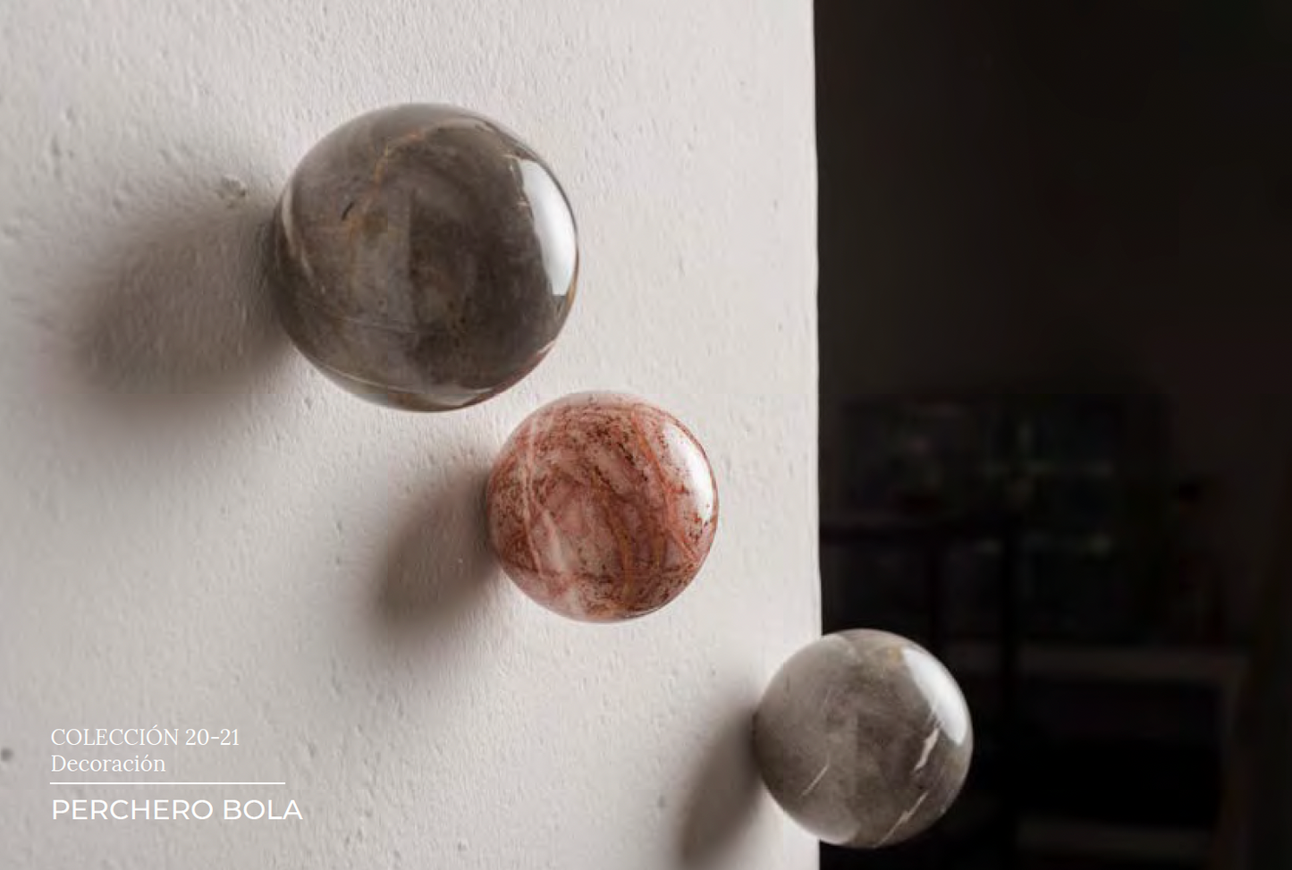 Perchero Bola de Marmól