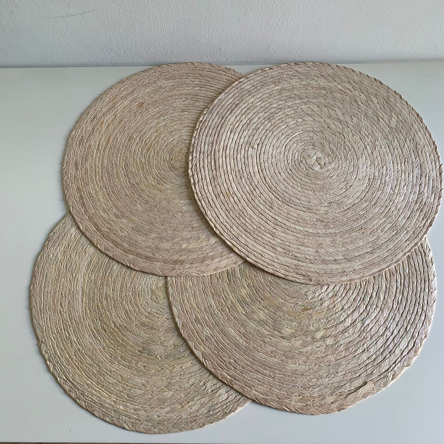 4 Individuales Palma Color Natural